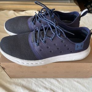 Under Armour Men's Charged 24/7 Navy Two-Tone Mesh Sneakers - 8.5M